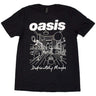 Oasis - Unisex Definitely Maybe Line Drawing T-Shirt