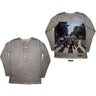 The Beatles - Unisex Abbey Road Back Print Stone Wash Long Sleeve T-Shirt