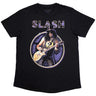 Slash - Unisex Purple Circle T-Shirt