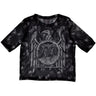 Slayer - Womens Mono Eagle Crop Top