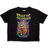Bring Me The Horizon - Womens Smoking Dinosaur Crop Top