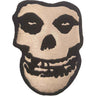 Misfits - Unisex Gold Skull Woven Patch