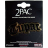 Tupac - Unisex Logo Gold Pin Badge