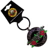 Guns N' Roses - Unisex Silver Circle Logo Keychain