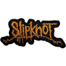 Slipknot - Unisex Orange Logo Woven Patch
