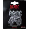 Ac/Dc - Unisex For Those About To Rock Pin Badge