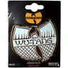 Wu-Tang Clan - Unisex White & Gold Logo Pin Badge