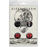 Sleep Token - Unisex Take Me Back To Eden Button Badge Pack