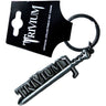Trivium - Unisex Silver Sword Keychain