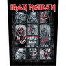 Iron Maiden - Unisex Back Patch: 10 Eddies Zipped Hoodie