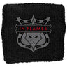 In Flames - Unisex Shield Embroidered Wristband