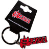 Saxon - Unisex Red Logo Keychain