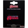 Saxon - Unisex Red Logo Pin Badge