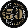 Ac/Dc - Unisex Fifty Woven Patch