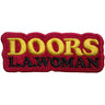 The Doors - Unisex La Text Logo Woven Patch