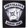 Metallica - Unisex 30Th Anniversary Playing Card Printed Patch
