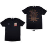 Oasis - Unisex Definitely Maybe Aaa Setlist T-Shirt
