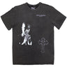 Tupac - Unisex Photo Cross Stone Wash T-Shirt