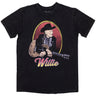 Willie Nelson - Unisex Lasso Portrait Stone Wash T-Shirt