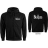 The Beatles - Unisex Drop T Logo Zipped Hoodie