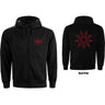 Slipknot - Unisex 9 Point Star Zipped Hoodie