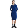 G-Star Raw - Womens Plated Slim Long Sleeve Knit Dress