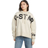 G-Star Raw - Womens Embroidered Print Oversized Hooded Sweatshirt