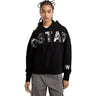 G-Star Raw - Womens Embroidered Print Oversized Hooded Sweatshirt
