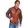 Scully - Mens Westrn Vest/Single Point