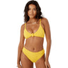 Roxy - Womens Haliewa Knot Bralette Bikini Top