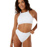 Roxy - Womens Rib Roxy Love Banded High Waist Mod Bikini Bottom