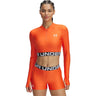 Under Armour - Womens Heatgear Rib 1/4 Zip Long Sleeve Sweater