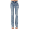 Miss Me - Womens 34" Mid-Rise Slim Bootcut Jeans