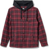 Quiksilver - Mens Sandbar Hooded Flannel Long Sleeve Woven Shirt
