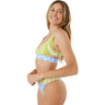 Roxy - Womens Bali Breaks Cut-Out Bralette Bikini Top
