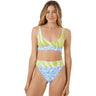 Roxy - Womens Bali Breaks Banded High Leg Cheeky Bikini Bottom