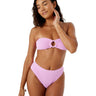 Roxy - Womens Haliewa Banded High Waist Mod Bikini Bottom