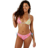 Roxy - Womens Tapestry Patchwork Mini Tiki Triangle Bikini Top