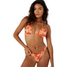 Roxy - Womens Vacay Vibes Double Strap Tiki Triangle Bikini Top