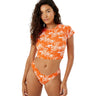 Roxy - Womens Vacay Vibes Crop Short Sleeve Rashguard