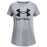 Under Armour - Girls Softball Logo Short Sleeve T-Shirt