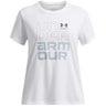Under Armour - Girls Tech Split Wordmark Short Sleeve T-Shirt