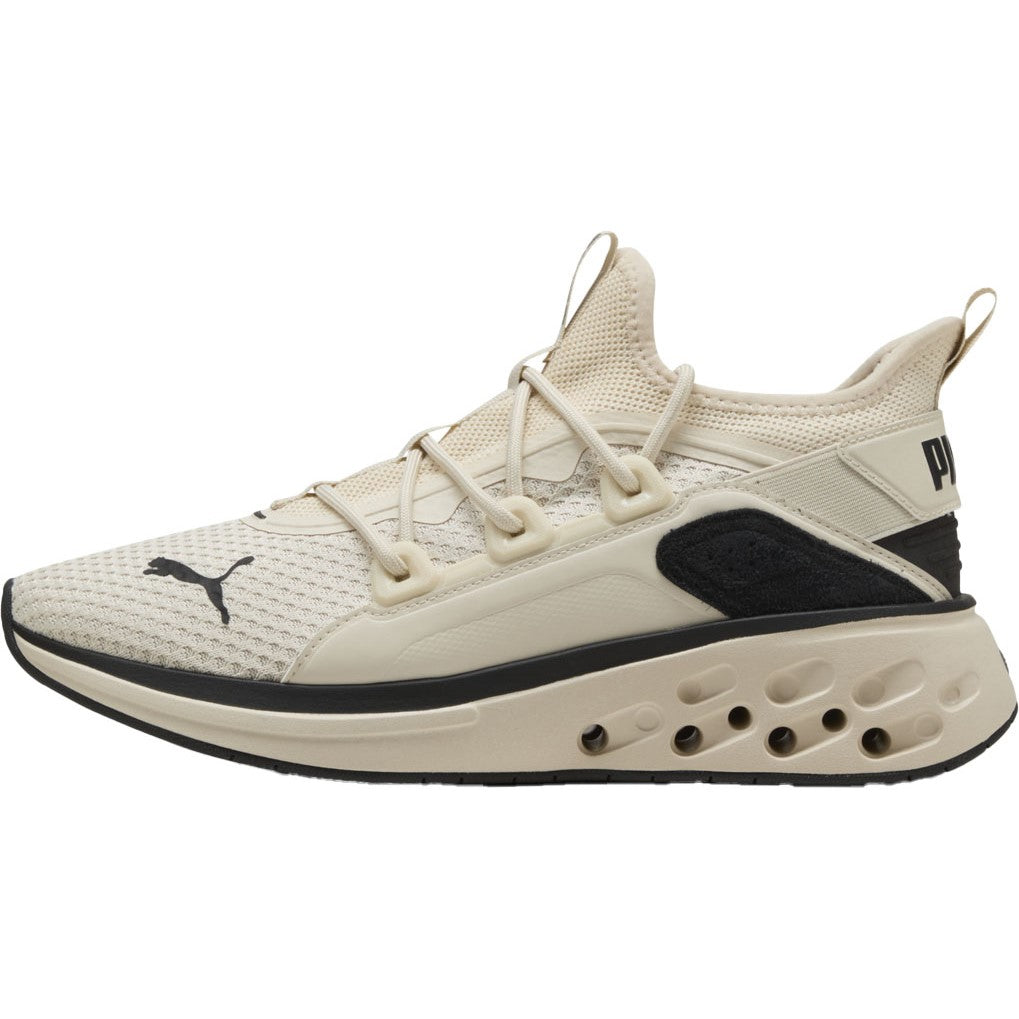 Puma Men's Softride Frequence Street Sneakers | Grey/Red/Black Puma Men's Softride Frequence Street Sneakers | Grey/Red/Black