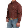 Cinch - Mens Long Sleeve Print Button Down Shirt