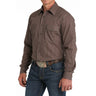 Cinch - Mens Long Sleeve Print Button Up Shirt