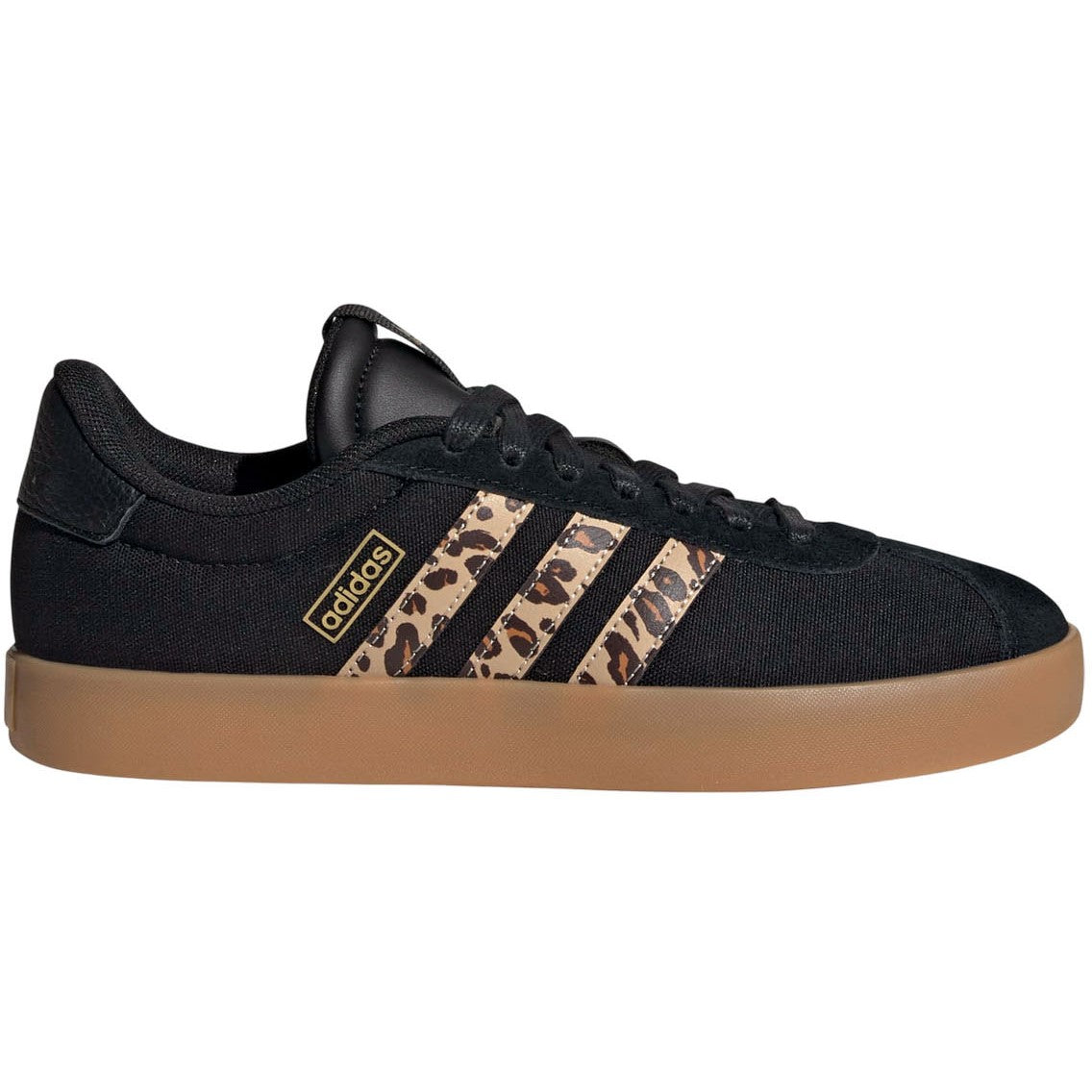 adidas dress sneakers adidas VL Court 3.0 Women's Shoes, Size: 10, Black Leopard Gum