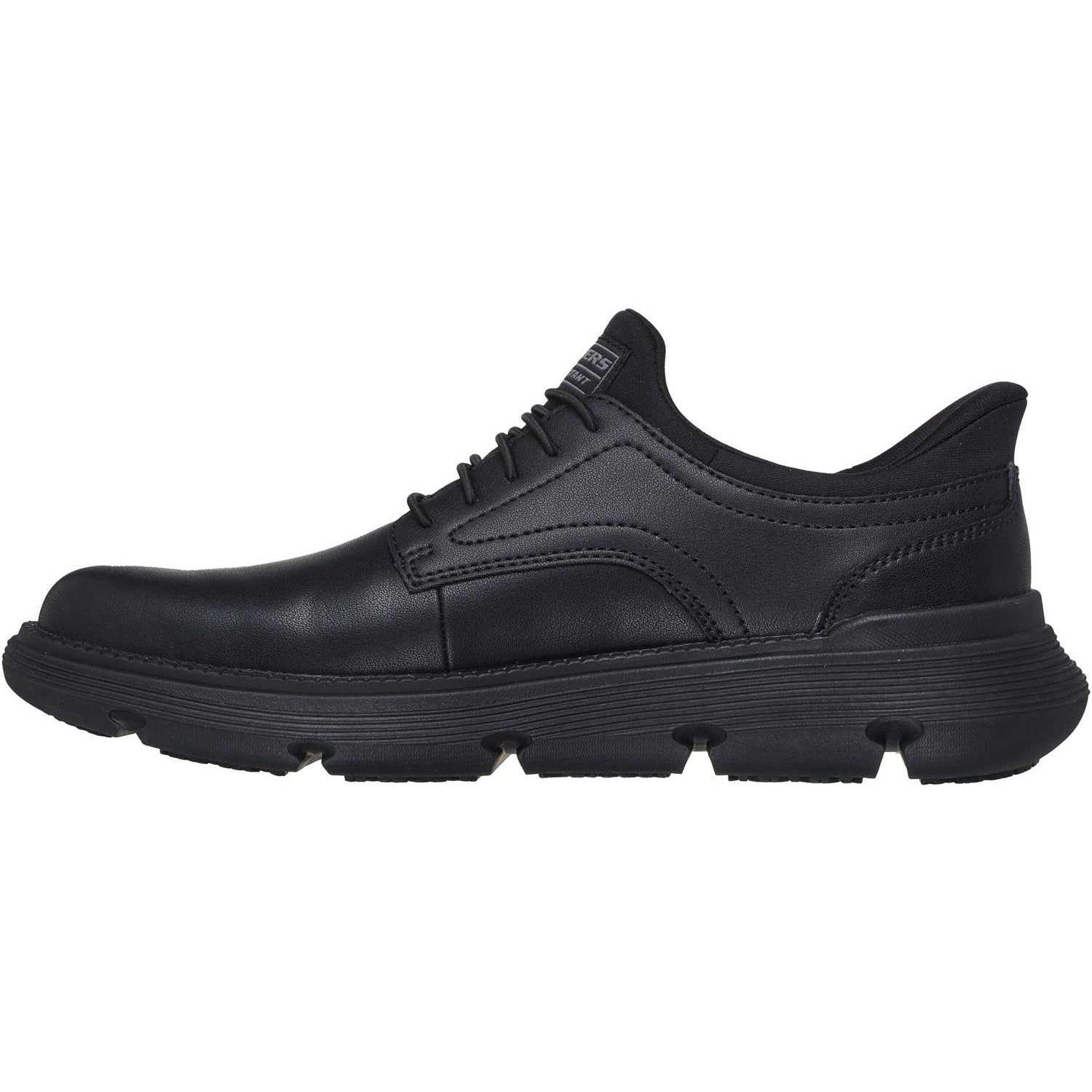 Skechers - Mens Work Slip-Resistant: Garza Slip On Shoes Dress Code Skechers - Mens Work Slip-Resistant: Garza Slip On Shoes Dress Code