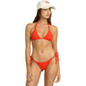 Billabong - Womens Red Aloha Multi Tri Tops