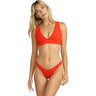 Billabong - Womens Red Aloha Plunge Tops