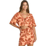 Billabong - Womens Sunflower Short Sleeve Wvn Top
